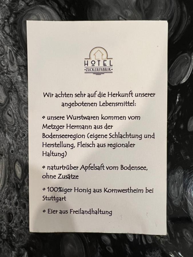 Hotel Zuckerfabrik Stuttgart Eksteriør bilde